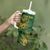Custom South Africa Cricket Tumbler With Handle Go Champions Proteas - Wonder Print Shop