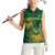 Custom South Africa Cricket Women Sleeveless Polo Shirt Go Champions Proteas - Wonder Print Shop