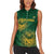Custom South Africa Cricket Women Sleeveless Polo Shirt Go Champions Proteas - Wonder Print Shop
