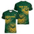 Custom South Africa Cricket Women V-Neck T-Shirt Go Champions Proteas - Wonder Print Shop