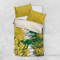 Custom Australia And South Africa Cricket Bedding Set Aussies Proteas Together - Wonder Print Shop