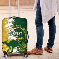 Custom Australia And South Africa Cricket Luggage Cover Aussies Proteas Together - Wonder Print Shop