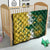 Custom Australia And South Africa Cricket Quilt Aussies Proteas Together - Wonder Print Shop