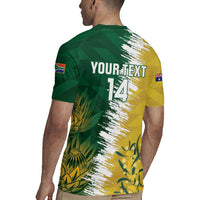 Custom Australia And South Africa Cricket Rugby Jersey Aussies Proteas Together - Wonder Print Shop