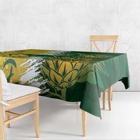 Custom Australia And South Africa Cricket Tablecloth Aussies Proteas Together - Wonder Print Shop