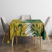 Custom Australia And South Africa Cricket Tablecloth Aussies Proteas Together - Wonder Print Shop