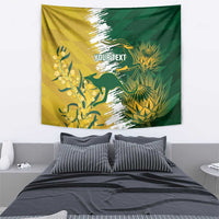 Custom Australia And South Africa Cricket Tapestry Aussies Proteas Together - Wonder Print Shop