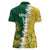 Custom Australia And South Africa Cricket Women Polo Shirt Aussies Proteas Together - Wonder Print Shop