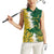 Custom Australia And South Africa Cricket Women Sleeveless Polo Shirt Aussies Proteas Together - Wonder Print Shop