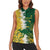 Custom Australia And South Africa Cricket Women Sleeveless Polo Shirt Aussies Proteas Together - Wonder Print Shop