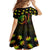 Jamaica Legend Bob Day Family Matching Long Sleeve Bodycon Dress and Hawaiian Shirt One Love Jamaican Reggae African Pattern - Wonder Print Shop
