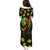 Jamaica Legend Bob Day Family Matching Puletasi and Hawaiian Shirt One Love Jamaican Reggae African Pattern - Wonder Print Shop