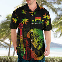 Jamaica Legend Bob Day Hawaiian Shirt One Love Jamaican Reggae African Pattern - Wonder Print Shop