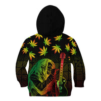 Jamaica Legend Bob Day Kid Hoodie One Love Jamaican Reggae African Pattern - Wonder Print Shop