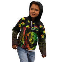 Jamaica Legend Bob Day Kid Hoodie One Love Jamaican Reggae African Pattern - Wonder Print Shop