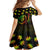 Jamaica Legend Bob Day Kid Short Sleeve Dress One Love Jamaican Reggae African Pattern - Wonder Print Shop