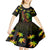 Jamaica Legend Bob Day Kid Short Sleeve Dress One Love Jamaican Reggae African Pattern - Wonder Print Shop