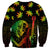 Jamaica Legend Bob Day Sweatshirt One Love Jamaican Reggae African Pattern - Wonder Print Shop