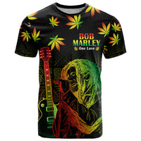 Jamaica Legend Bob Day T Shirt One Love Jamaican Reggae African Pattern - Wonder Print Shop