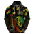 Jamaica Legend Bob Day Zip Hoodie One Love Jamaican Reggae African Pattern - Wonder Print Shop