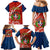 Dominican Republic Independence Day Family Matching Mermaid Dress and Hawaiian Shirt Coat Of Arms With Bayahibe Rose - Wonder Print Shop