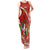 Dominican Republic Independence Day Family Matching Tank Maxi Dress and Hawaiian Shirt Coat Of Arms With Bayahibe Rose - Wonder Print Shop