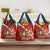 Dominican Republic Independence Day Grocery Bag Coat Of Arms With Bayahibe Rose