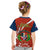 Dominican Republic Independence Day Kid T Shirt Coat Of Arms With Bayahibe Rose - Wonder Print Shop