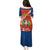 Dominican Republic Independence Day Puletasi Coat Of Arms With Bayahibe Rose - Wonder Print Shop