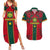 Custom Cameroon Football Couples Matching Summer Maxi Dress and Hawaiian Shirt 2024 African Nations Go Champions Lion Style - Wonder Print Shop