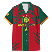 Custom Cameroon Football Family Matching Mermaid Dress and Hawaiian Shirt 2024 African Nations Go Champions Lion Style - Wonder Print Shop