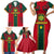 Custom Cameroon Football Family Matching Short Sleeve Bodycon Dress and Hawaiian Shirt 2024 African Nations Go Champions Lion Style - Wonder Print Shop