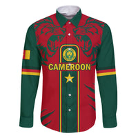 Custom Cameroon Football Family Matching Tank Maxi Dress and Hawaiian Shirt 2024 African Nations Go Champions Lion Style - Wonder Print Shop