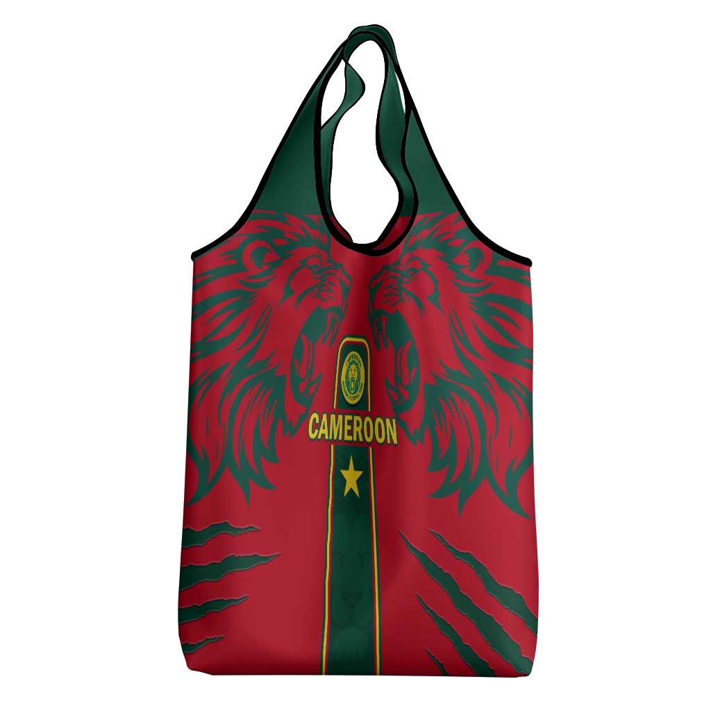 Cameroon Football Grocery Bag African Nations Go Champions Lion Style