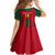 Custom Cameroon Football Kid Short Sleeve Dress 2024 African Nations Go Champions Lion Style - Wonder Print Shop