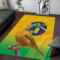 Brasil Volleyball Area Rug Go Champions Canario-da-terra
