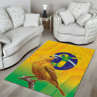 Brasil Volleyball Area Rug Go Champions Canario-da-terra