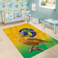 Brasil Volleyball Area Rug Go Champions Canario-da-terra