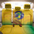 Brasil Volleyball Back Car Seat Cover Go Champions Canario-da-terra
