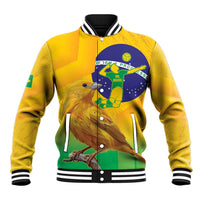 Brasil Volleyball Baseball Jacket Go Champions Canario-da-terra