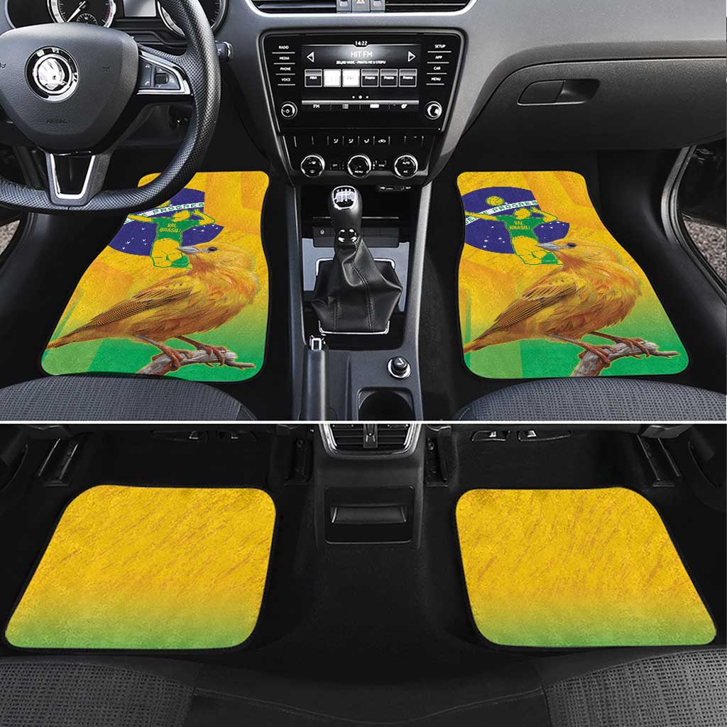 Brasil Volleyball Car Mats Go Champions Canario-da-terra