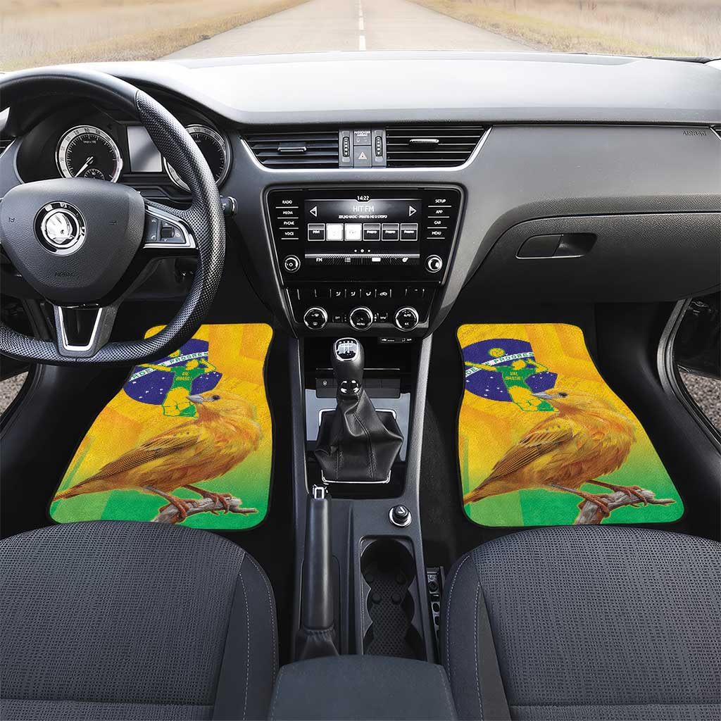 Brasil Volleyball Car Mats Go Champions Canario-da-terra