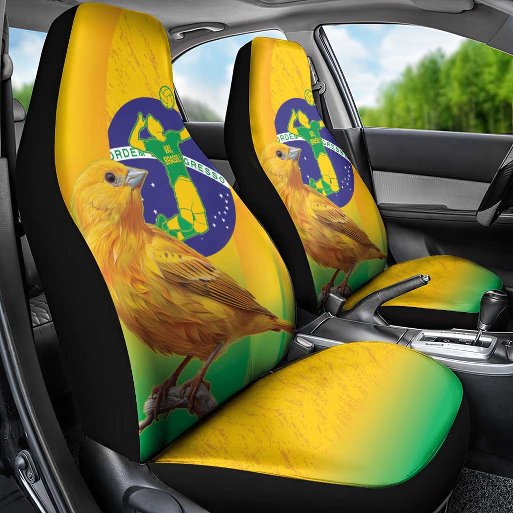 Brasil Volleyball Car Seat Cover Go Champions Canario-da-terra