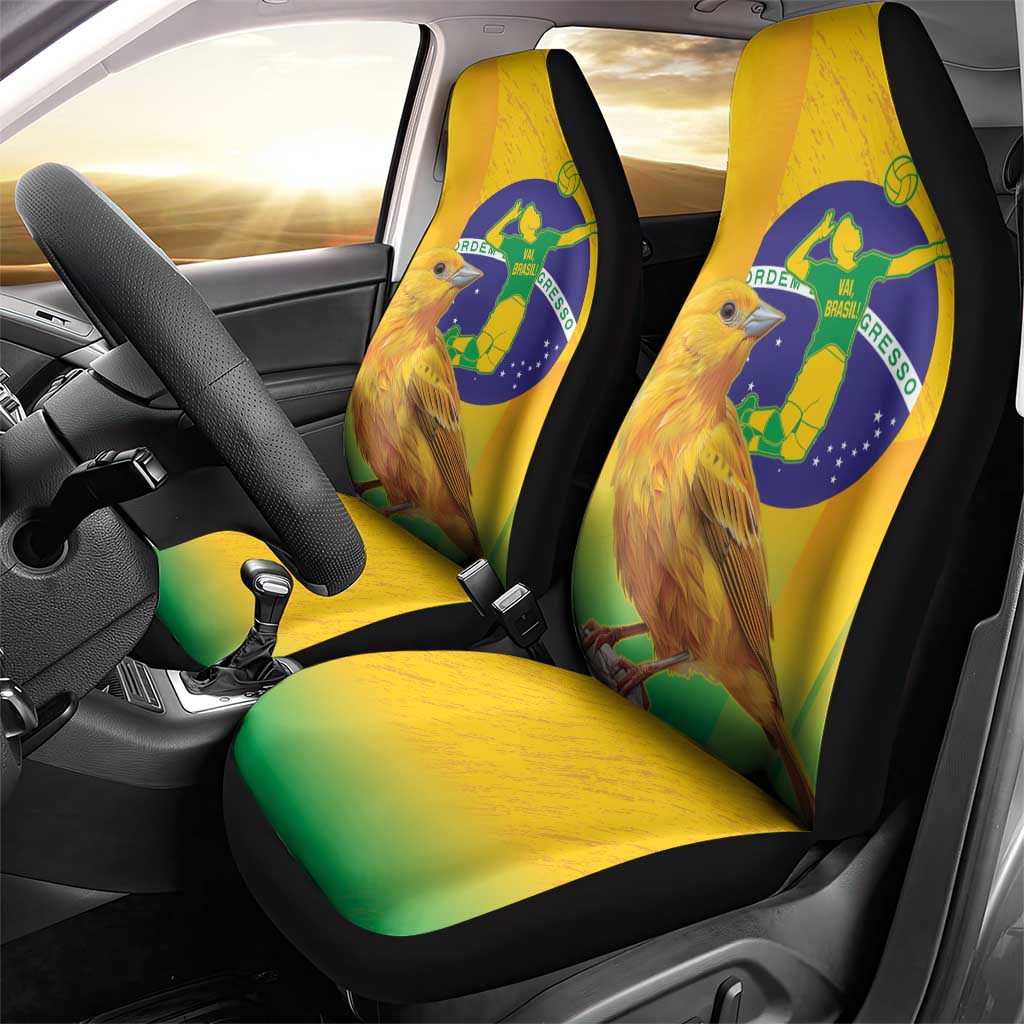 Brasil Volleyball Car Seat Cover Go Champions Canario-da-terra