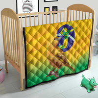 Brasil Volleyball Quilt Go Champions Canario-da-terra - Wonder Print Shop