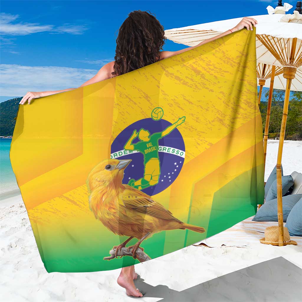 Brasil Volleyball Sarong Go Champions Canario-da-terra - Wonder Print Shop