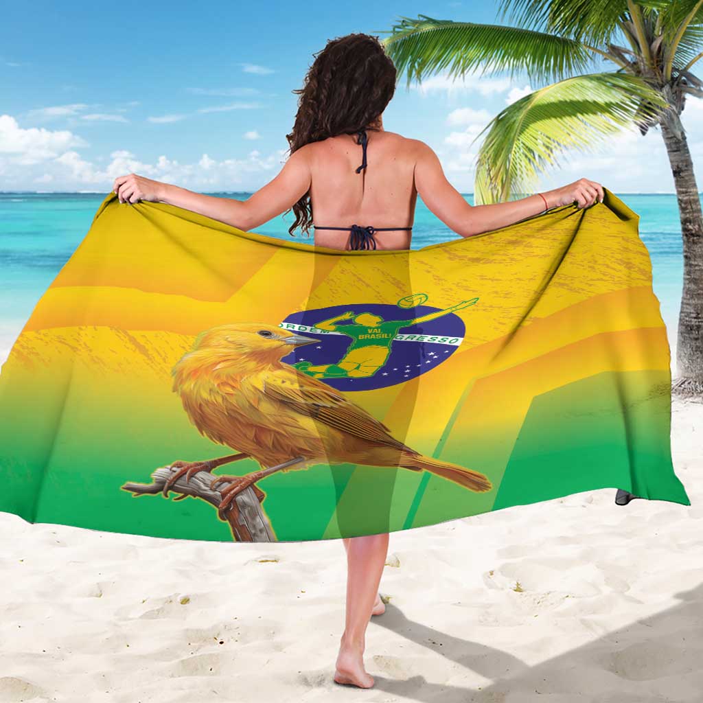 Brasil Volleyball Sarong Go Champions Canario-da-terra - Wonder Print Shop