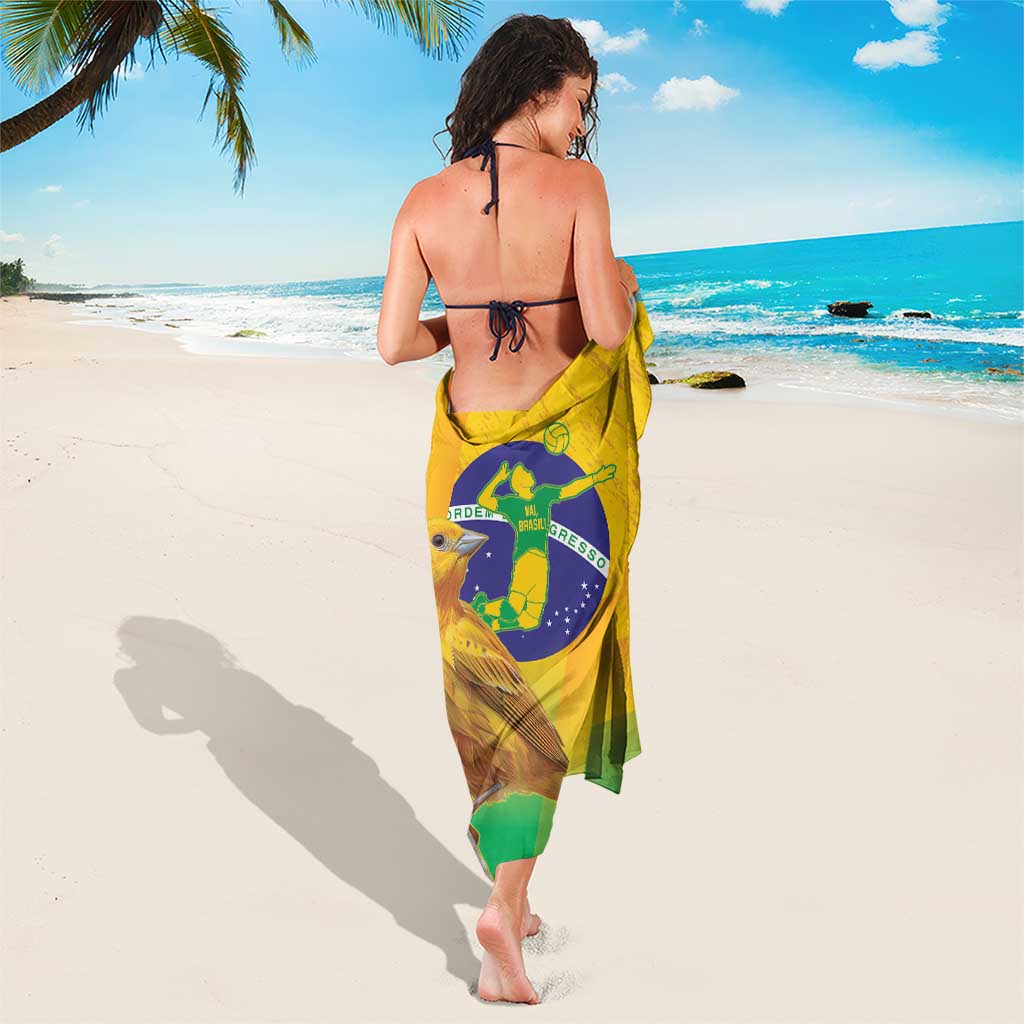 Brasil Volleyball Sarong Go Champions Canario-da-terra - Wonder Print Shop