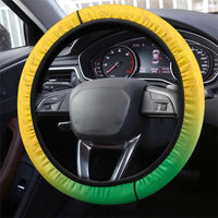 Brasil Volleyball Steering Wheel Cover Go Champions Canario-da-terra - Wonder Print Shop