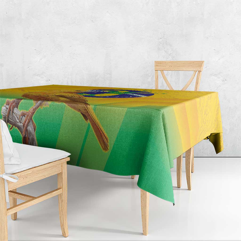 Brasil Volleyball Tablecloth Go Champions Canario-da-terra - Wonder Print Shop